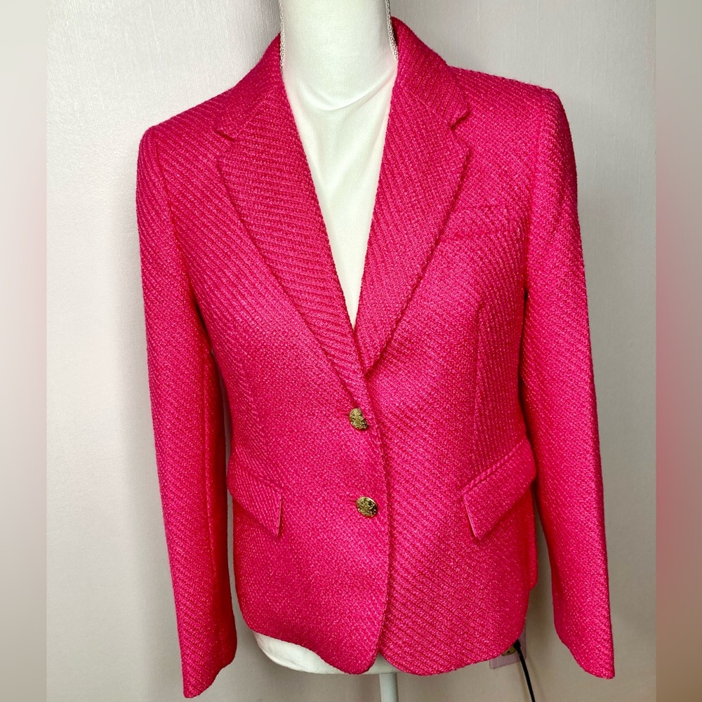 J. Crew Tweed Schoolboy Blazer